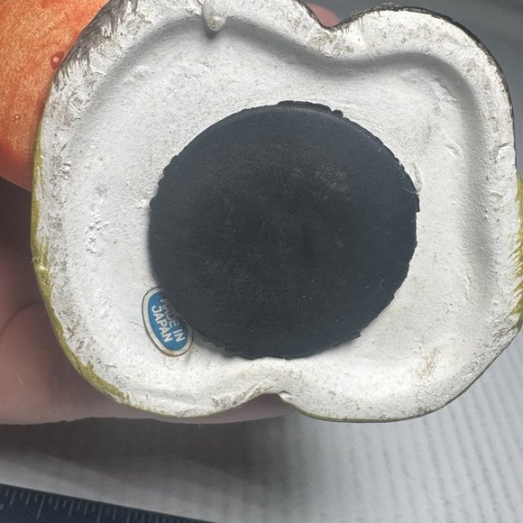 Coin Bank, Boy Fishing Figurine, Ceramic, Retro, Vintage 70's, 7 Inches Tall - Picture 5 of 8